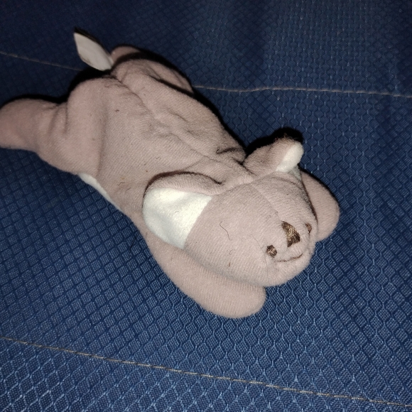 Cute Plush Cat Toy in Brown and White - Picture 1 of 3